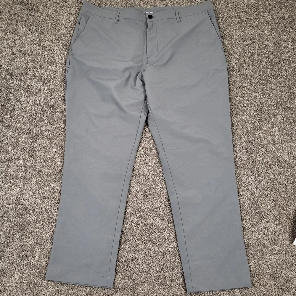 Banana Republic Chino Pants Mens 40x32 Gray Good Core Temp Performance Stretch